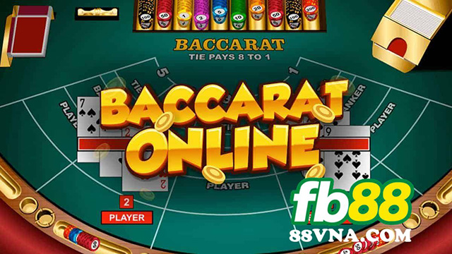 Trò chơi baccarat tại nhà cái FB88 vận hành tương đối đơn giản
